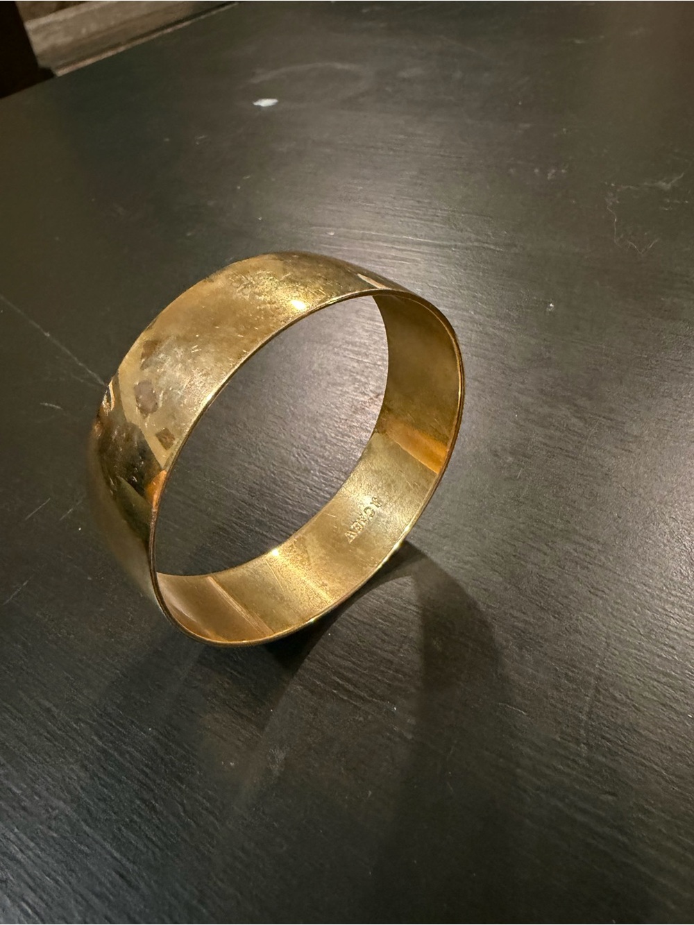 J.Crew Wide Gold Bangle Bracelet